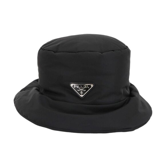 Prada Triangle Logo Padded Bucket Hat Polyamide Black M 2 Hc248 Bucket Hat main image 5